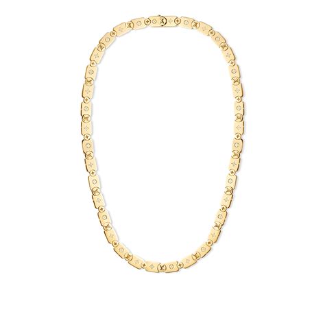 chain links gourmette necklace louis vuitton|Les Gastons Vuitton Gourmette Necklace, Yellow Gold.